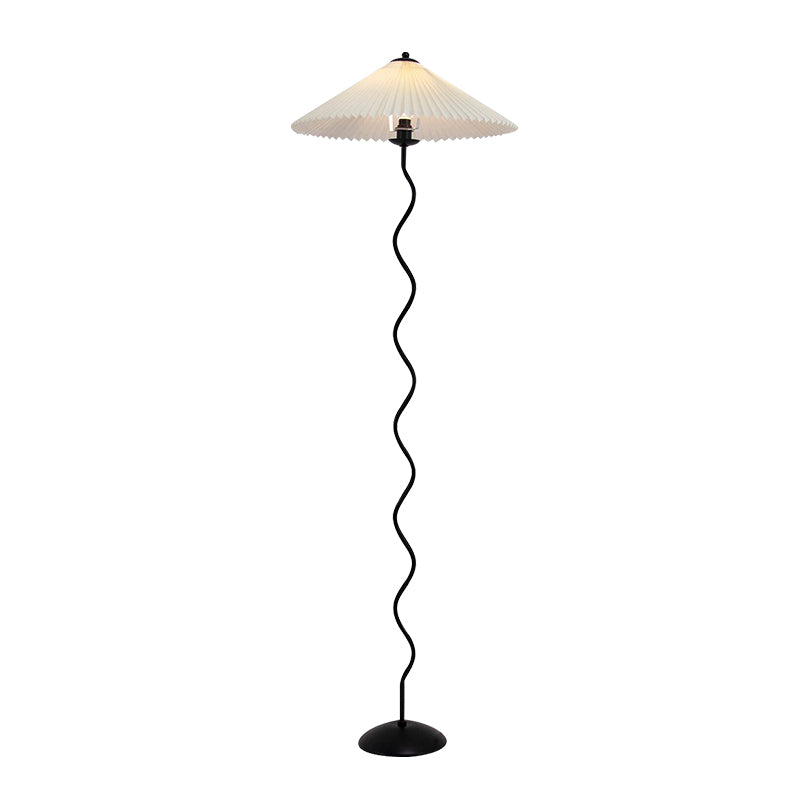 Squiggle Pleated Floor Lamp