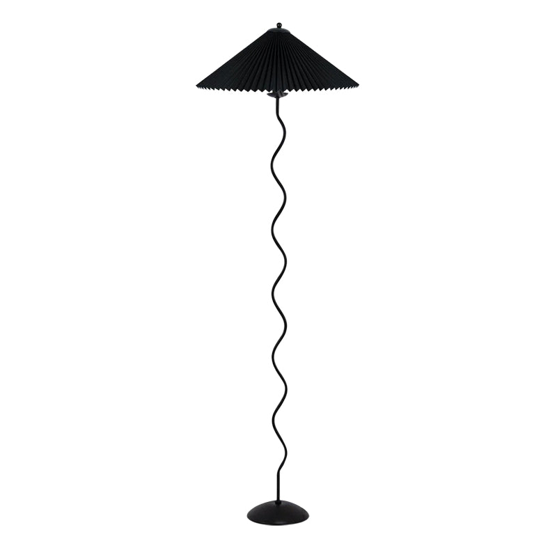 Squiggle Pleated Floor Lamp
