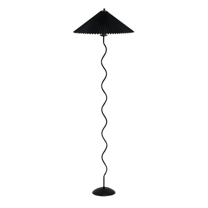 Squiggle Pleated Floor Lamp