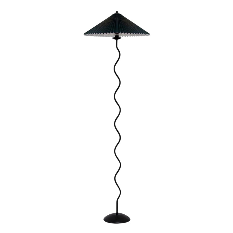 Squiggle Pleated Floor Lamp