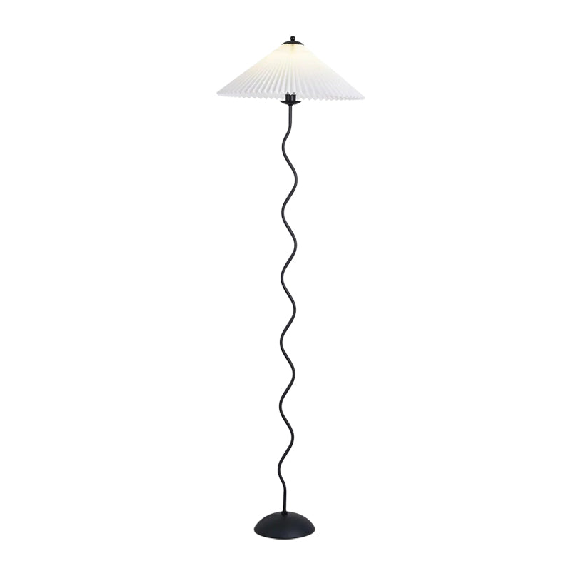 Squiggle Pleated Floor Lamp