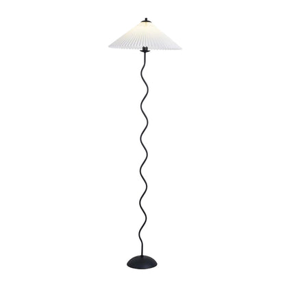 Squiggle Pleated Floor Lamp