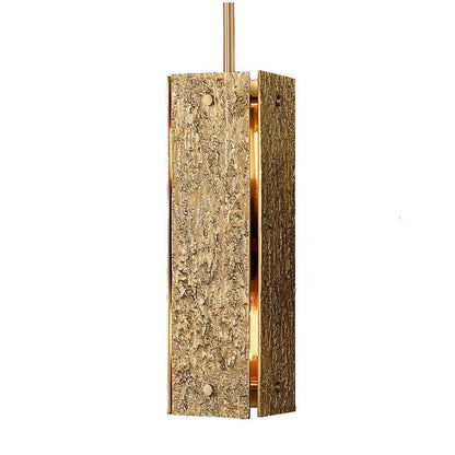 Textured Rectangular Pendant