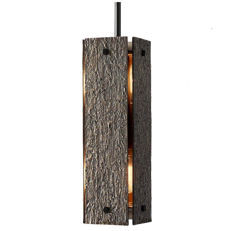 Textured Rectangular Pendant