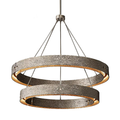 Textured Ring Chandelier