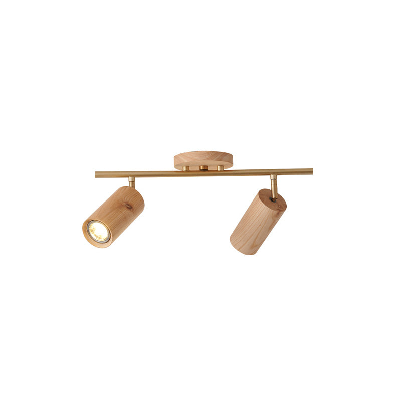 Wood Spotlight Track Light