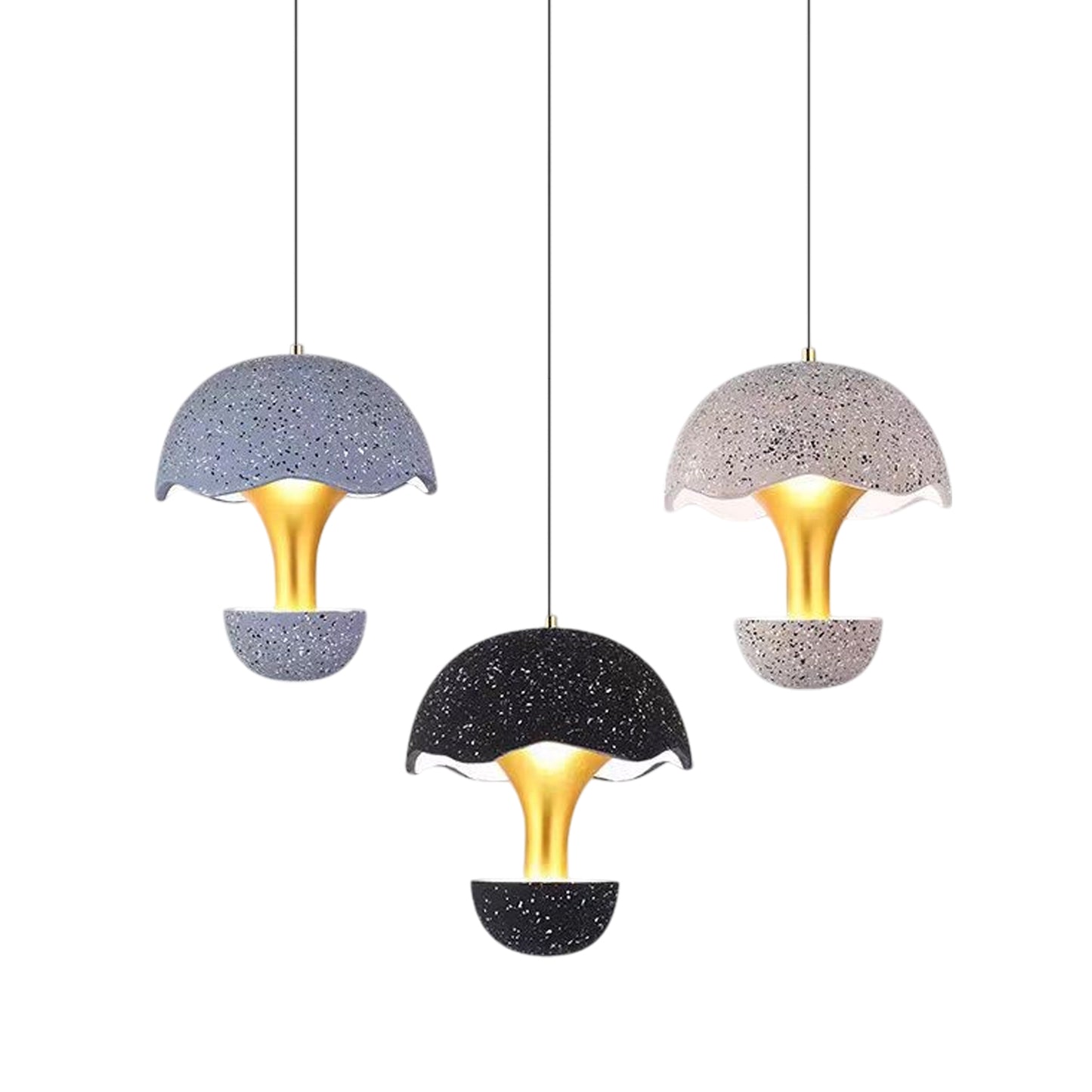 Cement Mushroom Pendant