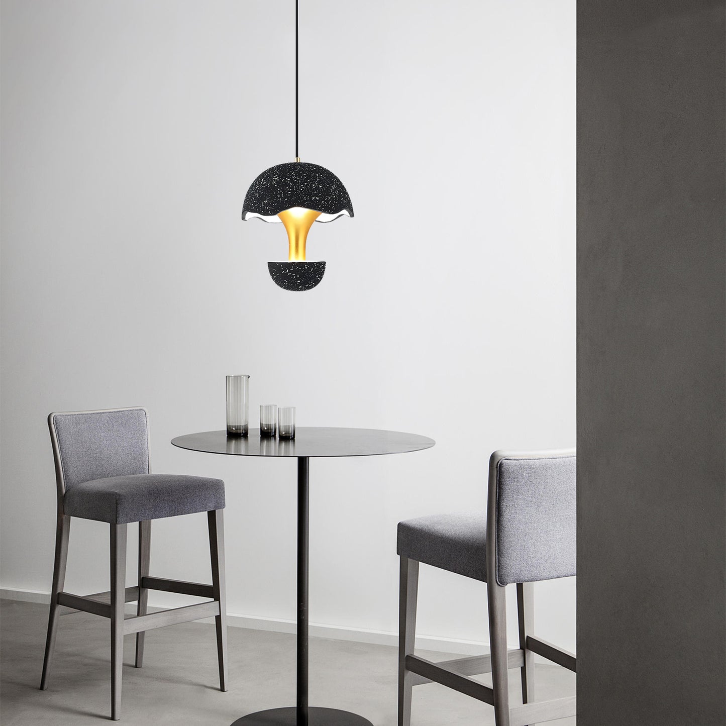 Cement Mushroom Pendant