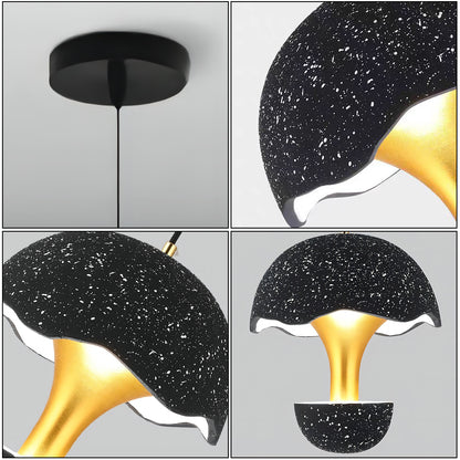 Cement Mushroom Pendant