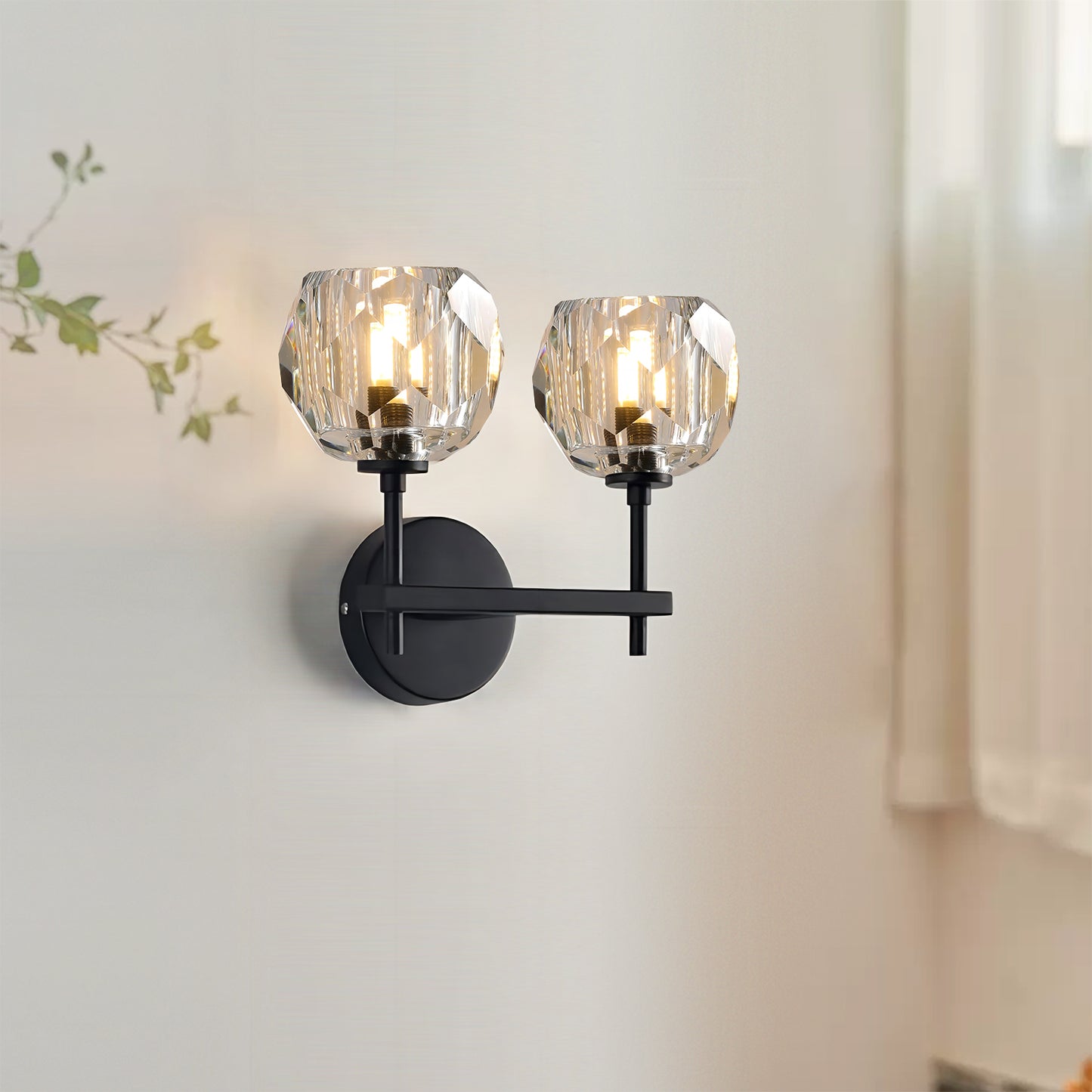 Crystal Ball Sconce