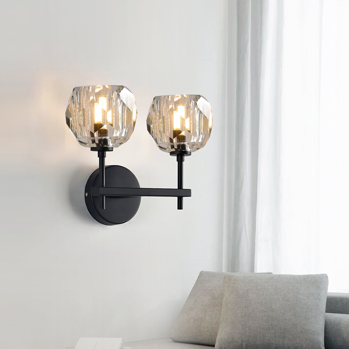 Crystal Ball Sconce
