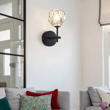 Crystal Glass Sconce