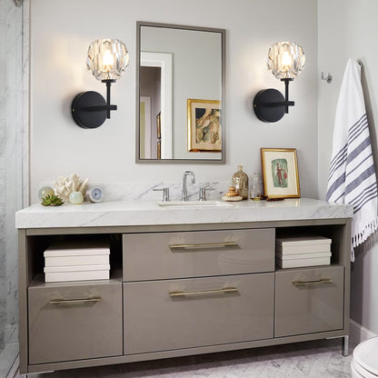 Crystal Glass Sconce