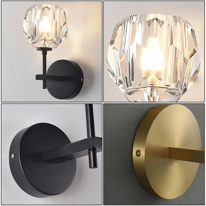 Crystal Glass Sconce