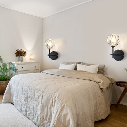 Crystal Glass Sconce