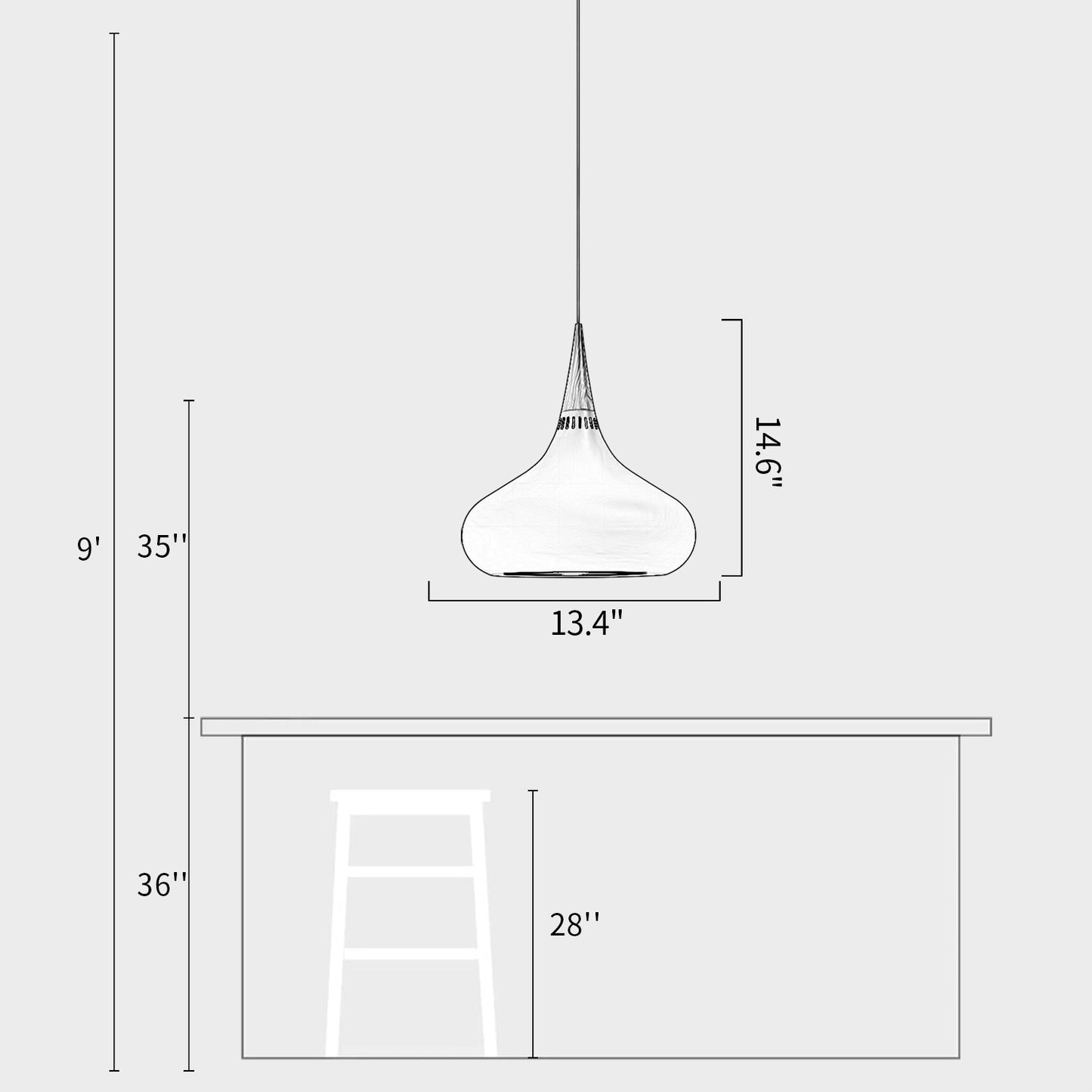 Cucurbit Pendant Lamp