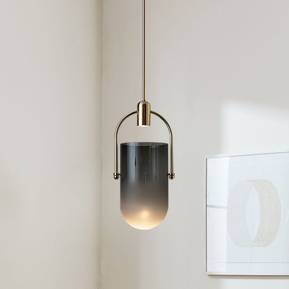 Curved Glass Pendant Lamp