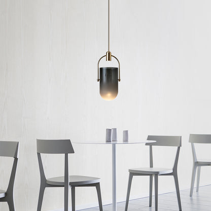 Curved Glass Pendant Lamp