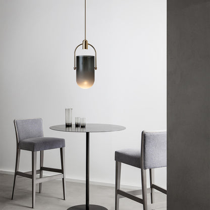 Curved Glass Pendant Lamp