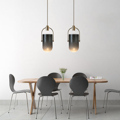 Curved Glass Pendant Lamp