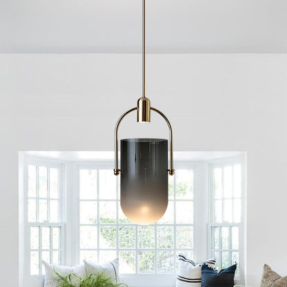 Curved Glass Pendant Lamp