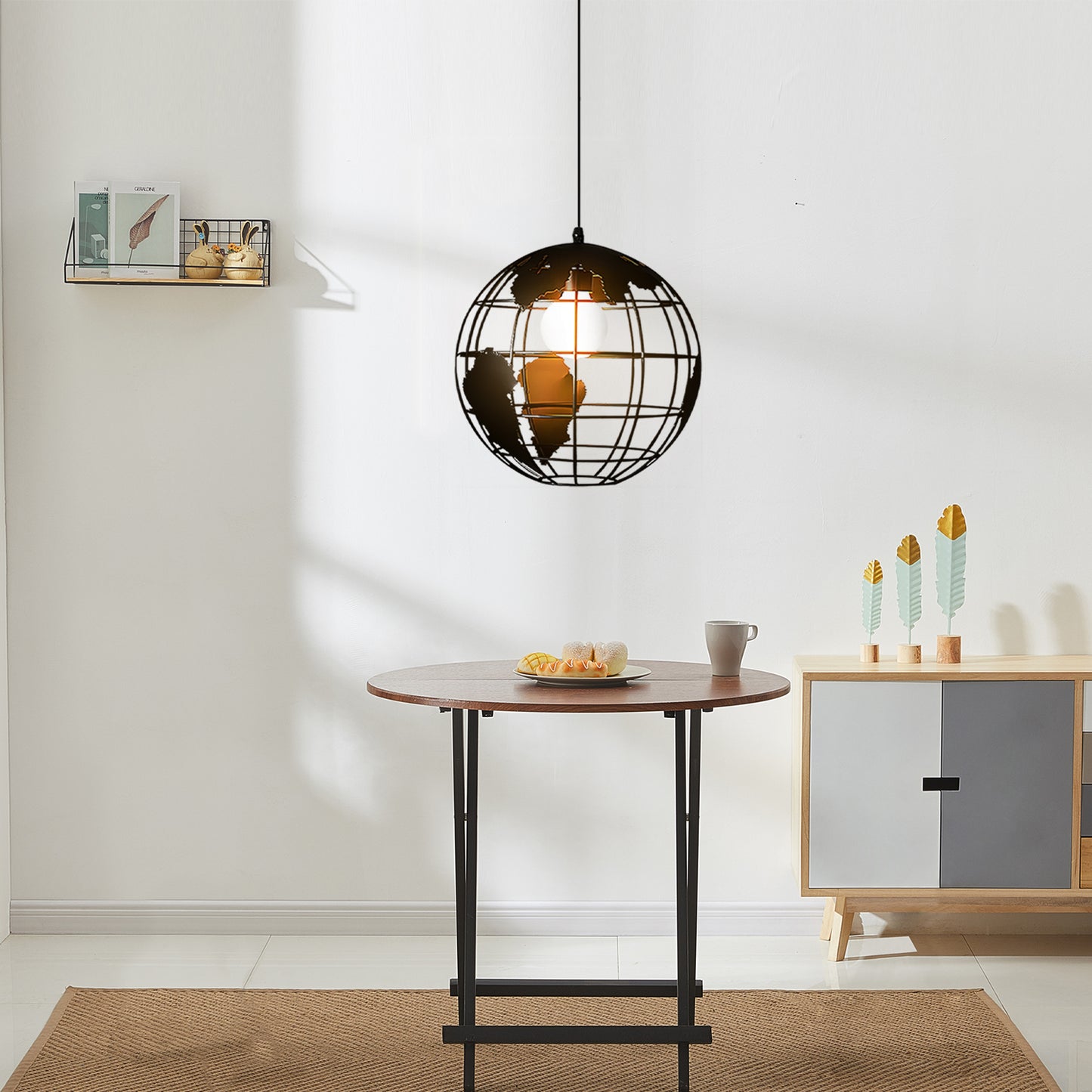 Earth Globe Pendant Lamp