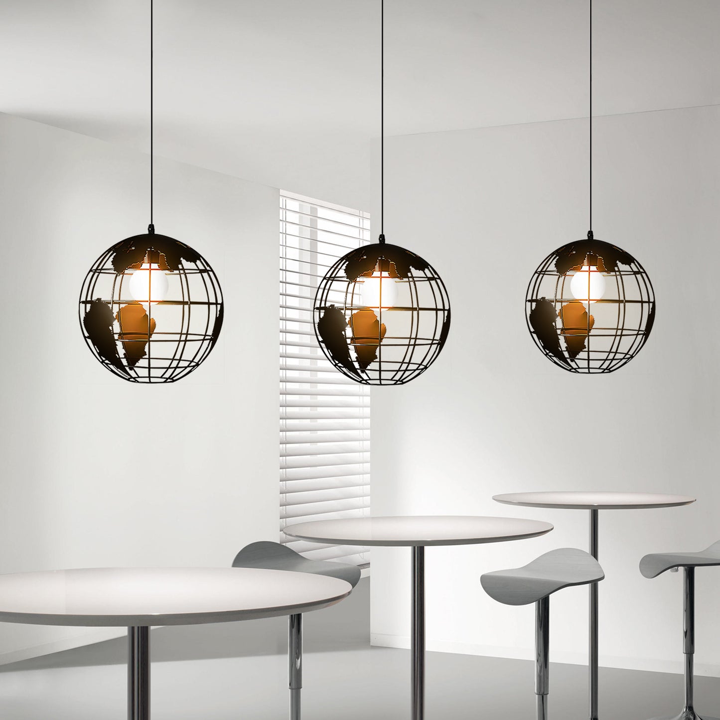 Earth Globe Pendant Lamp