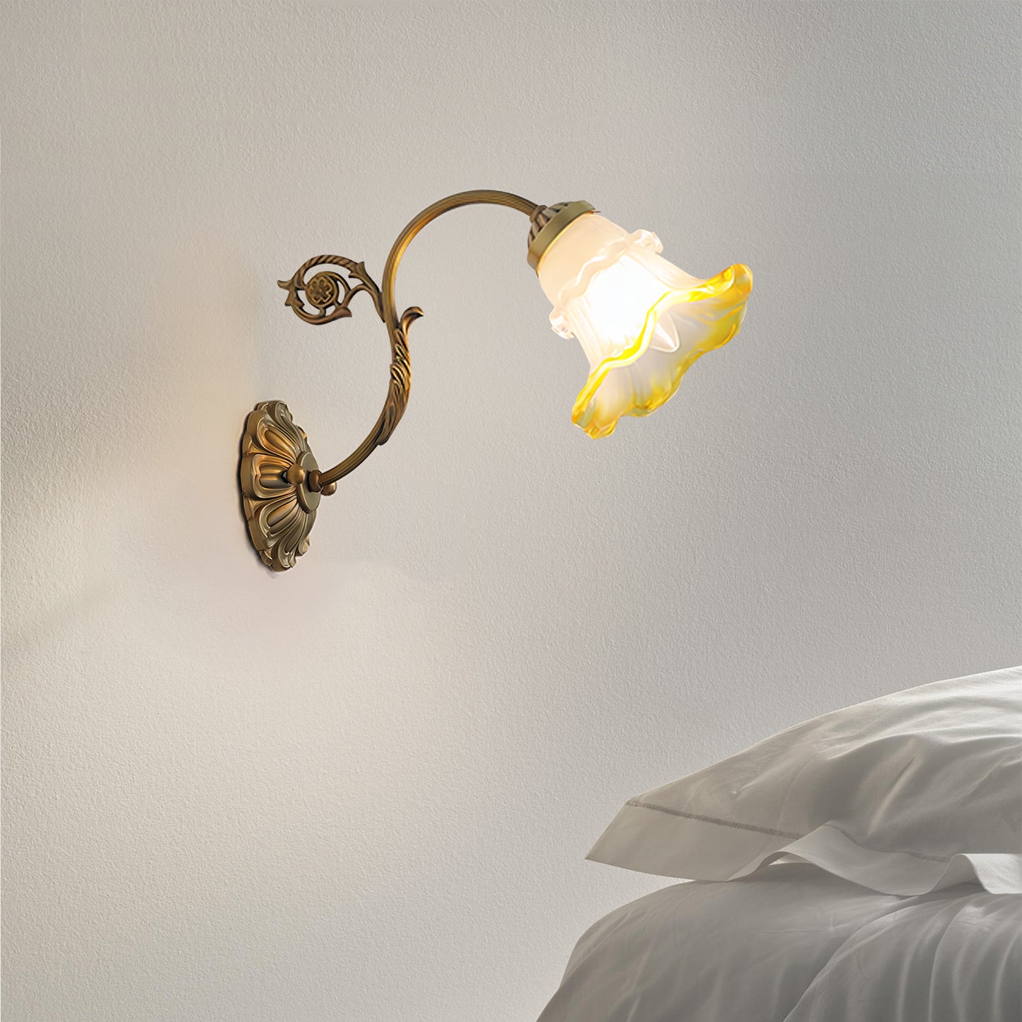 Flower Glass Sconce