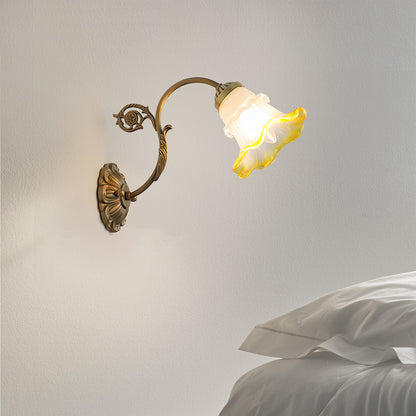 Flower Glass Sconce