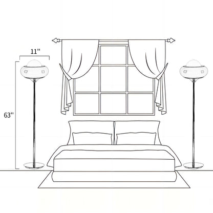 Harvey Bauhaus Floor Lamp