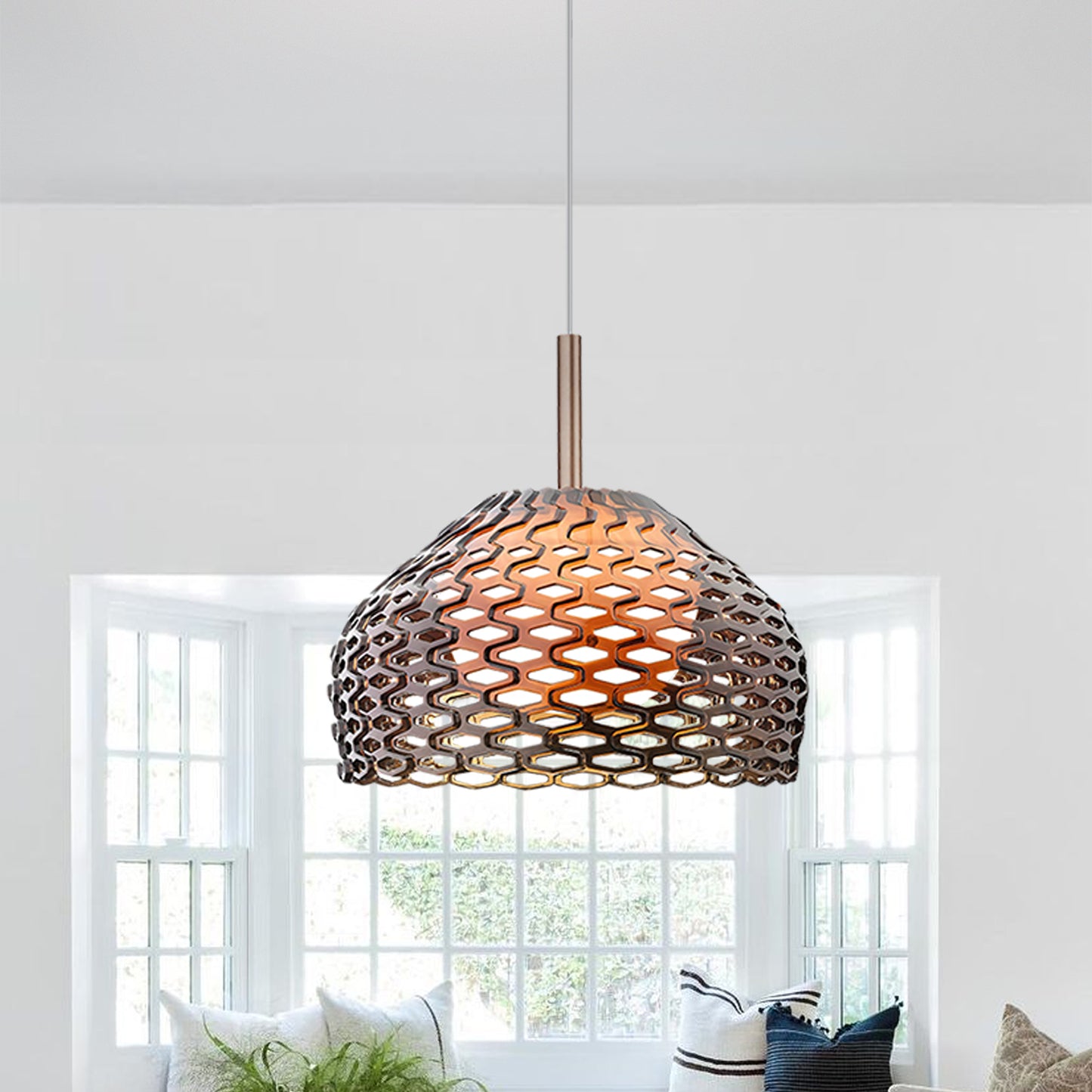 Hollow-Out Metal Pendant