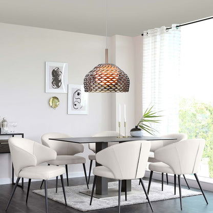 Hollow-Out Metal Pendant