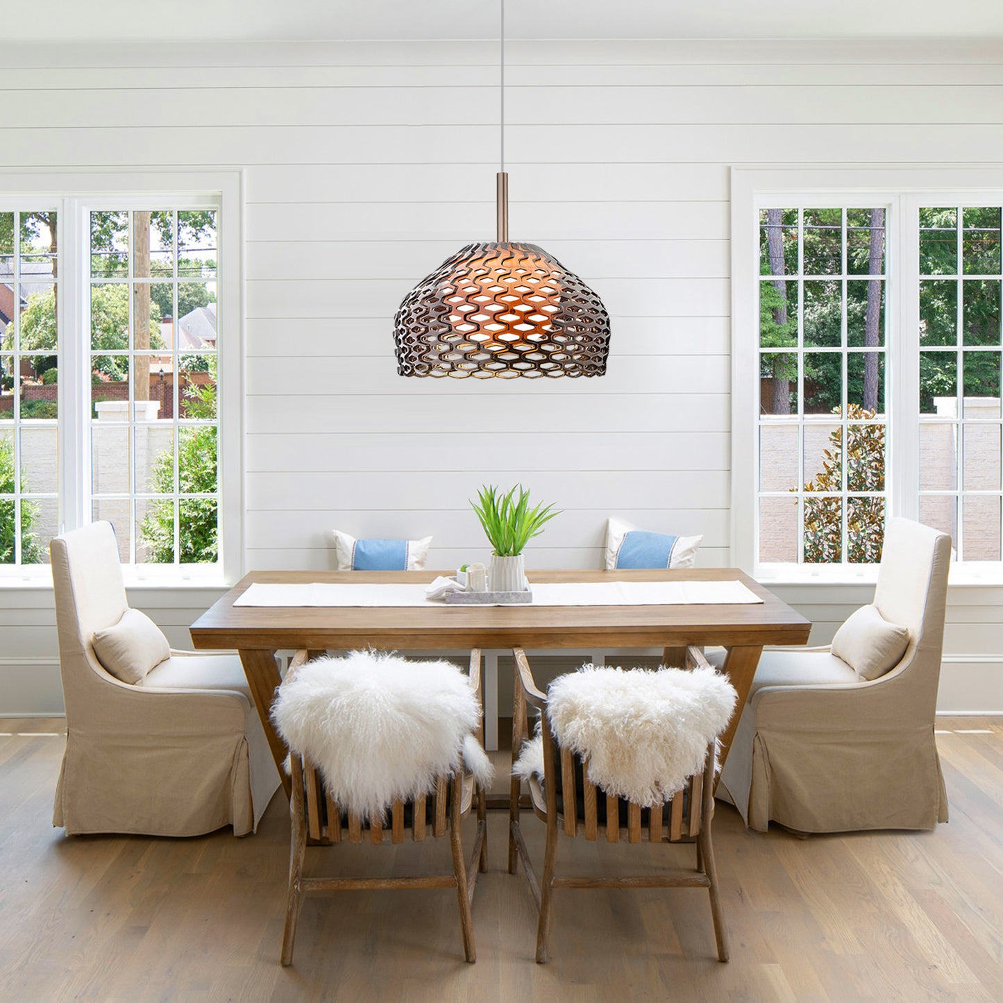 Hollow-Out Metal Pendant