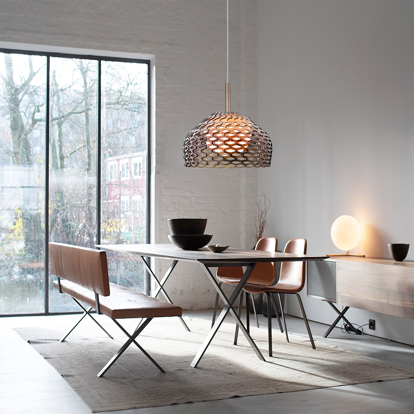 Hollow-Out Metal Pendant