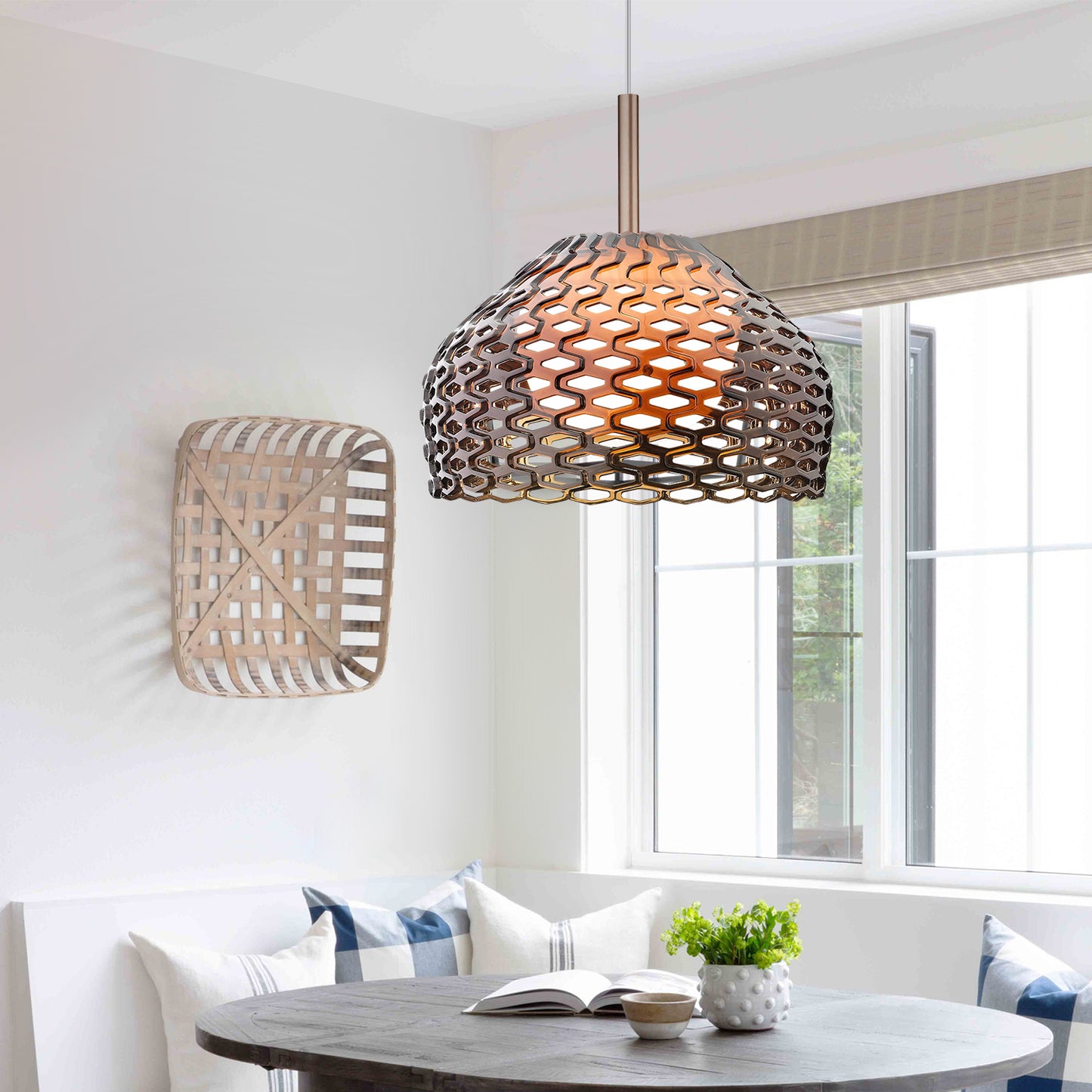 Hollow-Out Metal Pendant