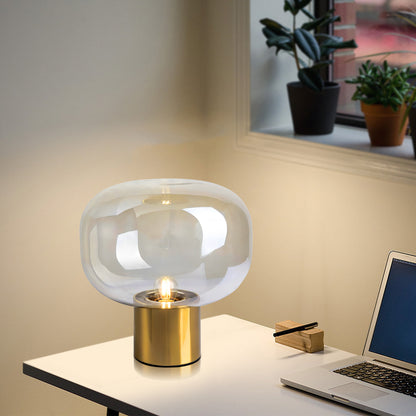 Mushroom Glass Table Lamp