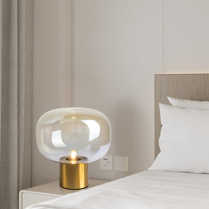 Mushroom Glass Table Lamp