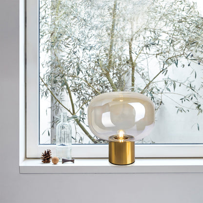 Mushroom Glass Table Lamp