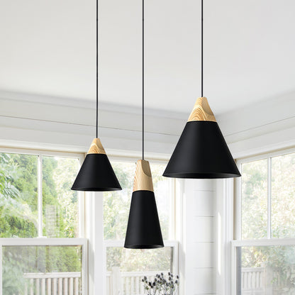 Solid Wood Macaron Pendant