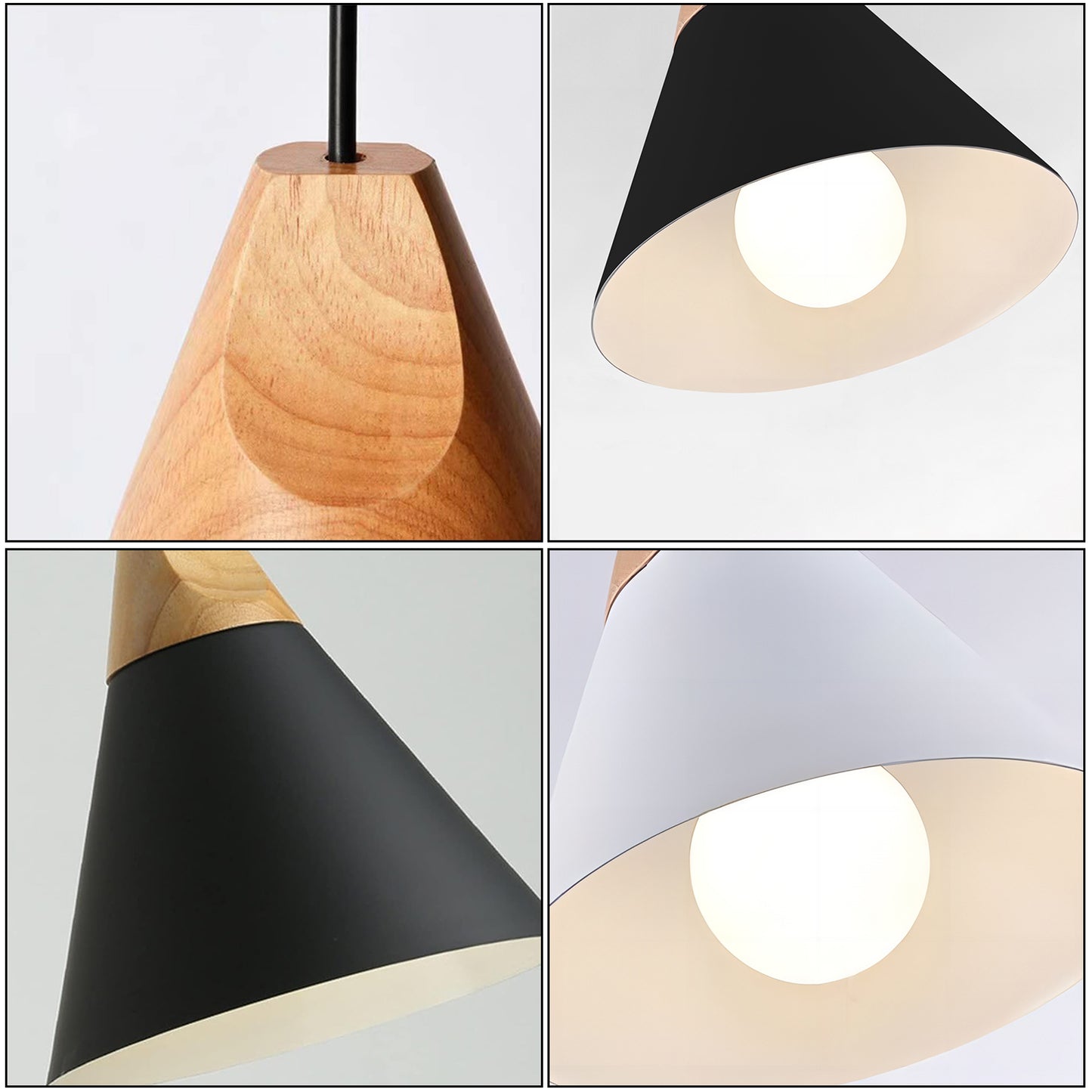 Solid Wood Macaron Pendant