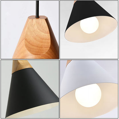 Solid Wood Macaron Pendant