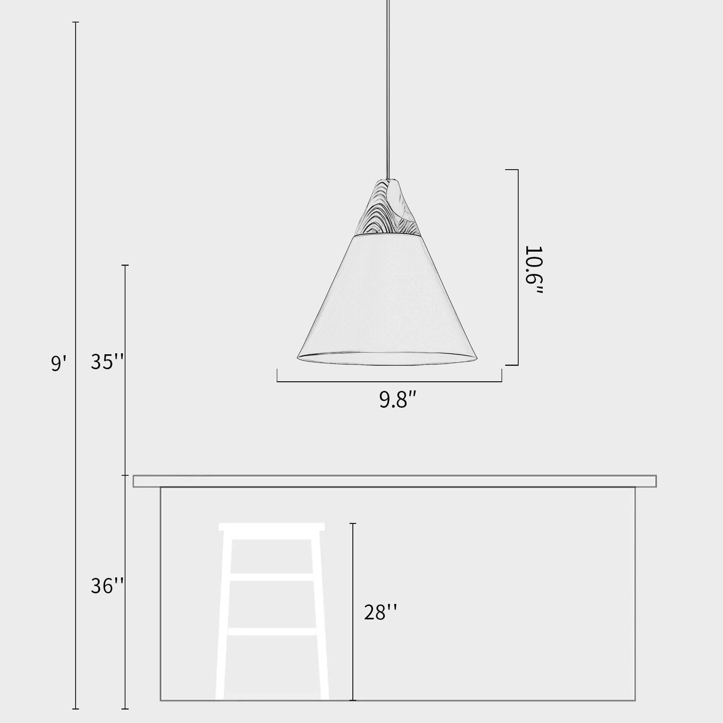 Solid Wood Macaron Pendant