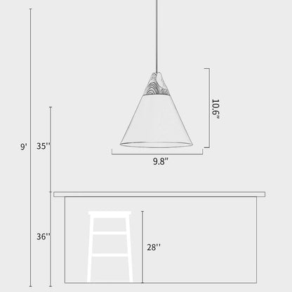 Solid Wood Macaron Pendant