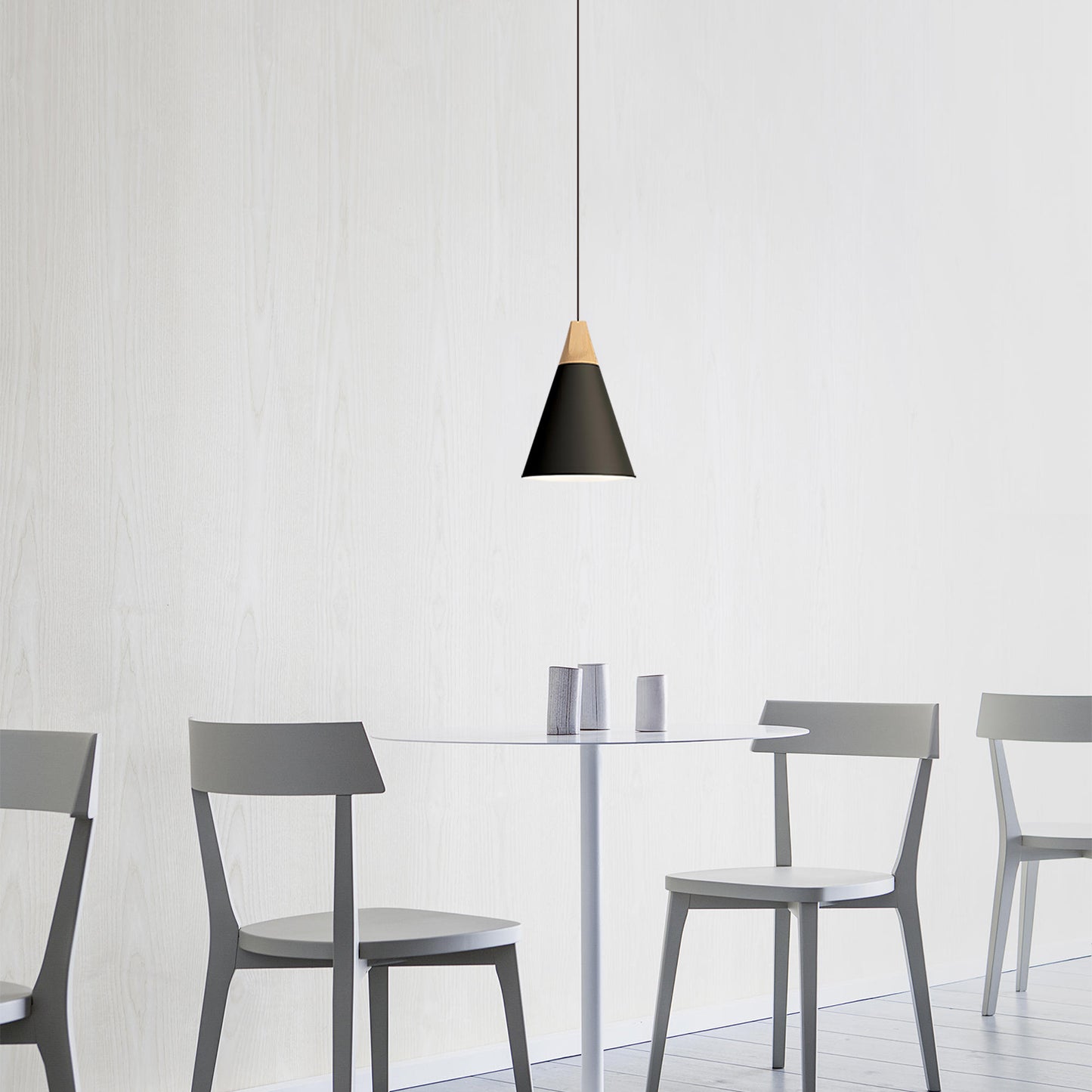 Solid Wood Macaron Pendant