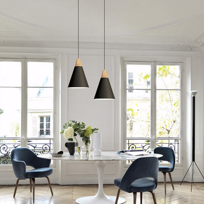 Solid Wood Macaron Pendant