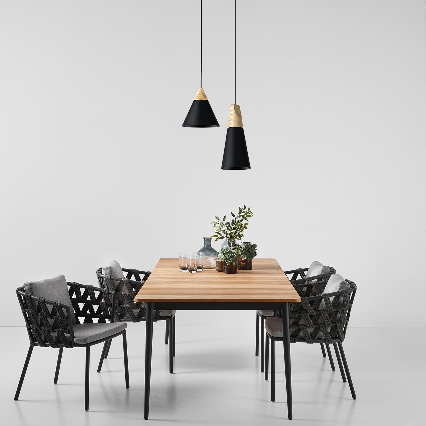 Solid Wood Macaron Pendant