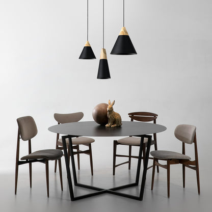 Solid Wood Macaron Pendant