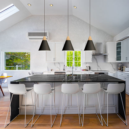 Solid Wood Macaron Pendant