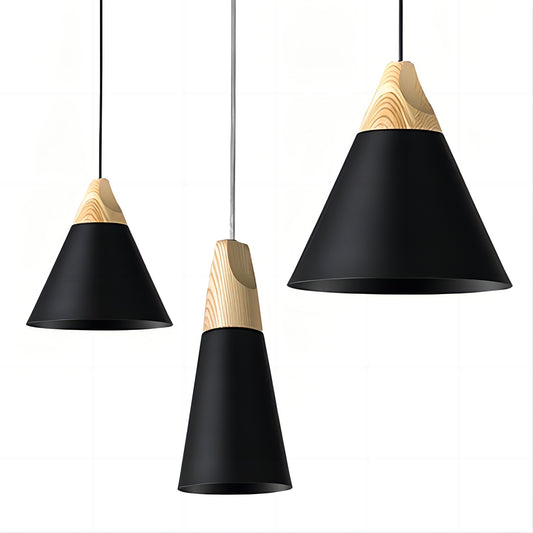 Solid Wood Macaron Pendant