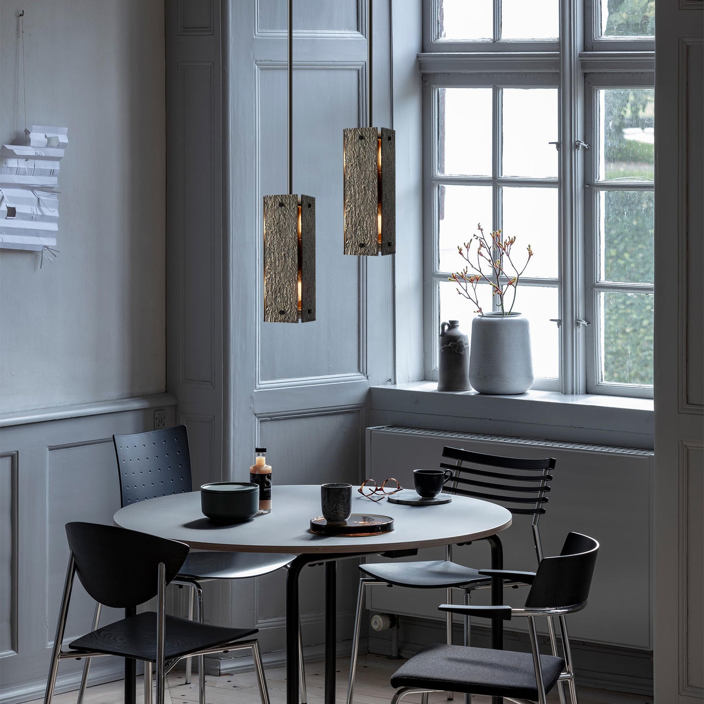 Textured Rectangular Pendant